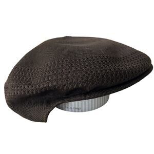 Vintage Kangol Tropic Ventair 504 flat cap brown newsboy Hat streetwear retro M